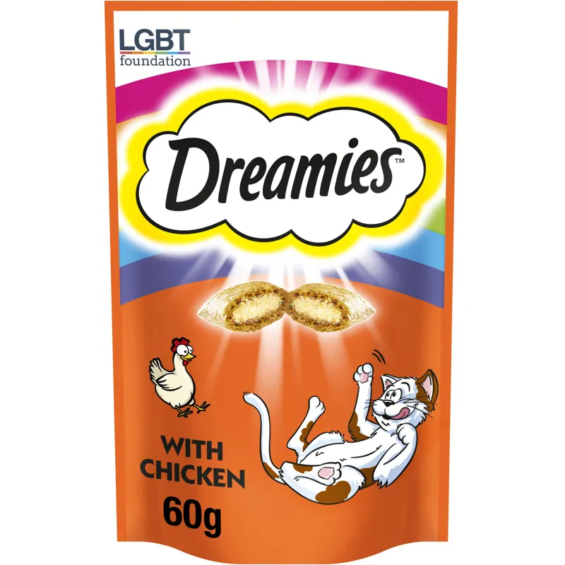 Dreamies with Tasty Chicken Cat Treats
